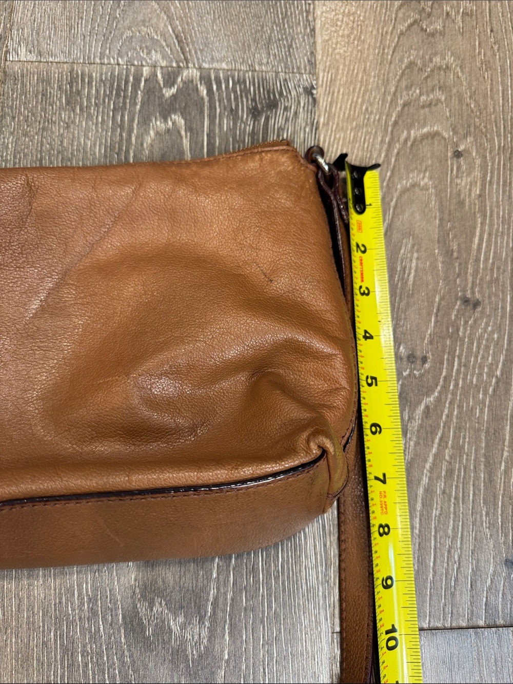 kate spade Tan Pebbled Leather Crossbody Bag - Picture 6 of 6